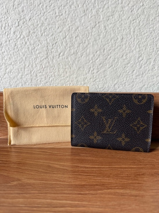 Louis Vuitton Handbags - Louis Vuitton Monogram Canvas Brown and Tan Card Holder